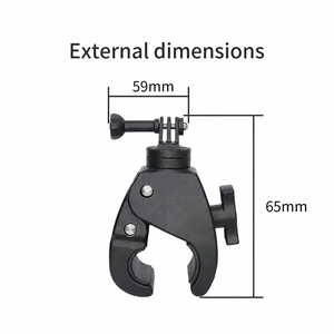 Support de fixation pour caméra d'action Velpaw pour tubes ronds de 1 à 2,1 pouces, support anti-vibration pour barre de protection UTV/ATV pour GoPro Garmin SJCAM - Product Image 2
