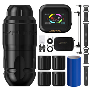 Máquina de Tatuaje Rotativa Profesional Ambition Lutin de 3.5/4mm con Accionamiento Directo, Batería de Tatuaje S1 Plus de 2400mAh y Correa para la Muñeca - Product Image 1