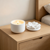 Diffuseur d'huiles essentielles en plâtre parfumé, bougeoir en céramique écologique de luxe pour la décoration intérieure, désodorisant