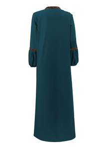 Abaya Sequined Women Muslim <b>Dress</b> Femmes Robe Musulmane Islamic Clothing Kimono Abaya Designs - Product Image 3