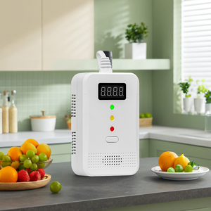 Sumring AC Power 90-250V LCD hiển thị LPG <span class=keywords><strong>gas</strong></span> rò rỉ <span class=keywords><strong>Detector</strong></span> độc lập khí cảm biến báo động 6 trong 1 <span class=keywords><strong>Gas</strong></span> <span class=keywords><strong>Detector</strong></span> - Product Image 1