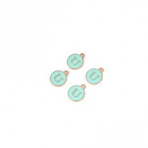 Abalorios de Letras del Alfabeto para Hacer Joyas, Colgantes Iniciales de la A a la Z, Planos, Redondos, Hexagonales, para Collares, Pulseras, Pendientes, Manualidades DIY - Product Image 3