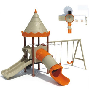 Toboggan/Balançoire éducatif pour enfants en plein air de haute qualité, tube en acier galvanisé de 114 mm, plastique LLDPE, résidentiel - Product Image 4