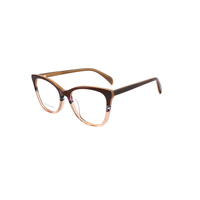 F-7709 Nouveau modèle de montures de lunettes en acétate de stratification à la mode grossiste de lunettes optiques de haute qualité