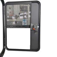 Puerta eléctrica de diseño más nuevo para caravana, caravana, entrada de remolque con ventilación de techo, ventanas de coche, categoría de producto