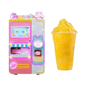 Sıcak satış Bingsu kore kar tanesi buz makinesi Bingsu blok buz kar makinesi kar buz makinesi otomat süpermarket için