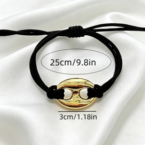 Women's Geometric <b>Bracelet</b> Zinc Alloy Oval Design Multicolor Adjustable Jewelry Fashion <b>Beaded</b> <b>Bracelets</b> - Product Image 5