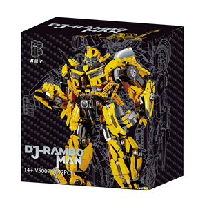 Bloques de Construcción Compatibles V5007 de <span class=keywords><strong>Robot</strong></span> Gigante Amarillo de Súper Transformación, Ladrillos de Juguete para Niños, Regalos de Navidad, 5692 Piezas/Set - Product Image 2