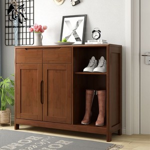 Meuble à chaussures en bois pour salon, nouveau design, prix de gros direct usine Chine, personnalisable, en stock, prêt à être expédié - Product Image 5