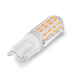 G9 Led灯泡AC100V-220V聚光灯52leds SMD4014无闪烁led灯高亮度枝形吊灯