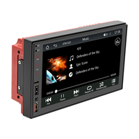 Écran tactile universel 7 pouces IPS pour voiture, tablette multimédia de navigation stéréo sans fil Apple CarPlay sous Linux
