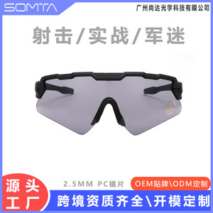Gafas Tácticas con Montura Completa, Lentes de Policarbonato, Protección UV, Antideslizantes, para Deportes al Aire Libre, Equipo de Protección Ocular para Hombre - Product Image 5