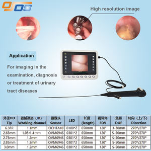 एकल उपयोग डिजिटल लचीले धातु यूरेटरस्कोप और कोलेडोस्कोप इलेक्ट्रिक पावर स्रोत पशु चिकित्सा उपयोग - Product Image 3
