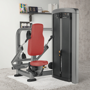 QLK Équipement de fitness commercial pour salle de sport, Machine de presse triceps assise à charge par poulie, Machine d'entraînement pour le maintien en forme LK-008, Machines de gym commerciales - Product Image 3