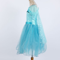 Enfants Ballet Danse Costume Sequin Dentelle Compétition Danse Robe Festival Fête Belle Princesse Elsa Performance Porter