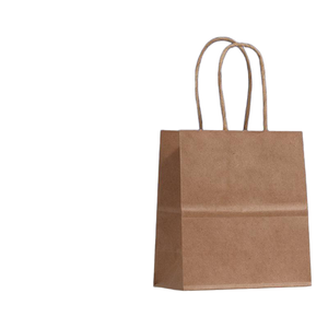 Bolsas de Regalo de Papel Kraft Personalizadas con Asas Amarillas para Velas, Manualidades, Recuerdos de Fiesta de Cumpleaños y Regalos - Product Image 6