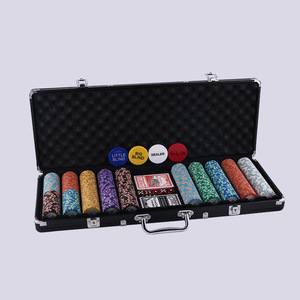 Ensemble <span class=keywords><strong>de</strong></span> jetons <span class=keywords><strong>de</strong></span> <span class=keywords><strong>poker</strong></span> en argile <span class=keywords><strong>de</strong></span> couleur personnalisée <span class=keywords><strong>de</strong></span> qualité supérieure, 500 pièces, kit complet <span class=keywords><strong>de</strong></span> qualité professionnelle, nappe, étui en aluminium, numéroté - Product Image 2