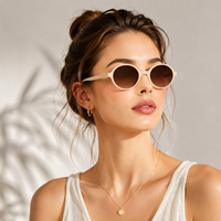 CONCHEN 2026 Tendance Mode Lunettes de Soleil Vintage en Acétate UV400 Faites à la Main Haute Qualité Acétate Polarisées