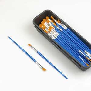 Juego de Pinceles de Arte con Logotipo Personalizado, Pinceles Redondos con Punta Puntiaguda, Pinceles de Pelo de Nailon para Artistas - Product Image 2