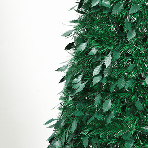 Árbol de Navidad Plegable y Retráctil de PVC Verde, Árbol de Simulación Tipo <span class=keywords><strong>Pagoda</strong></span> Redonda - Product Image 3
