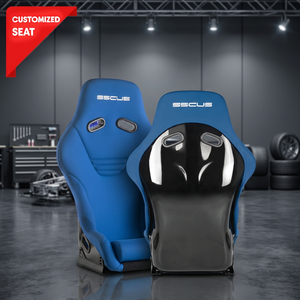 เบาะนั่งแบบ Bucket Seat สีขาว ยี่ห้อ SSCUS รุ่น Sport Full |   ผ้าใยแก้ว Monza 424 FRP |   ตกแต่งภายในรถยนต์ตามแบรนด์ของคุณ |   ผู้ผลิตจากมาเลเซีย - Product Image 1