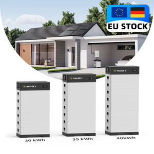 EU Stock 15kWh 20kWh 30kWh 40kWh 409.6V Stackable Battery High Voltage <b>Solar</b> Hybrid System Lithium Batteries Home Energy Storage - Product Image 1