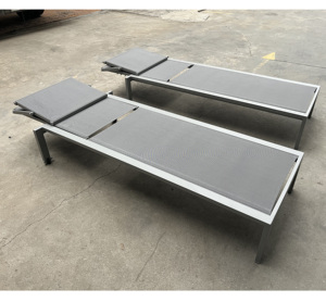 <span class=keywords><strong>Tumbona</strong></span> de Jardín de Alta Calidad <span class=keywords><strong>con</strong></span> Estructura de Aluminio, Malla de Tela Ajustable y <span class=keywords><strong>Toldo</strong></span> para Resort - Product Image 3