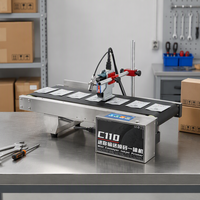 Petite machine de codage à jet d'encre C110 pour l'impression en ligne de la date de production, des codes 2D et des codes-barres sur la ligne d'emballage