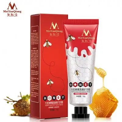 Wholesale MEIYANQIONG Nourishing Anti Chapping Moisturizing Anti Wrinkle Whitening Organic Honey Milk Soft Hand Cream