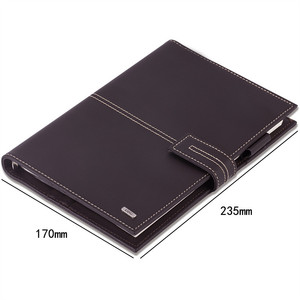 Deli 3158 Business Notebook 25K Loose-leaf Leather Diary Office Use - Product Image 2