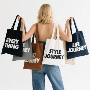 Shopping Printed Cotton Zipper Bulk bag Custom Mini Customizable Blank Reusable <b>Recycled</b> Small High Logo Custom Canvas Tote bag - Product Image 2