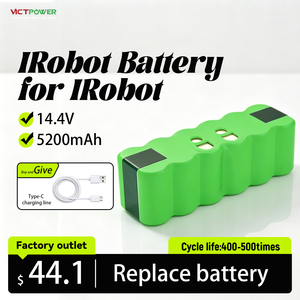 แบตเตอรี่ลิเธียม VICTPOWER 14.4v 6000mAh สำหรับเปลี่ยนแบตเตอรี่หุ่นยนต์ดูดฝุ่น IRobot Roomba 500/600/700/800 ทุกรุ่น - Product Image 2