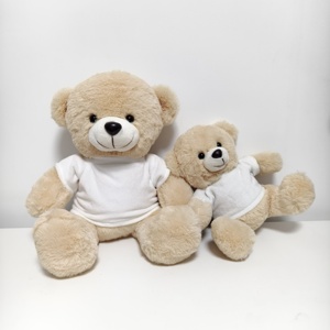 <strong>Bear</strong> Plush Toys Stuffed Animal Blank <strong>Sublimation</strong> Mini <strong>Teddy</strong> <strong>Bear</strong> <strong>t</strong> <strong>Shirts</strong> <strong>Wholesale</strong> Custom <strong>Teddy</strong> <strong>Bear</strong> logo - Product Image 2