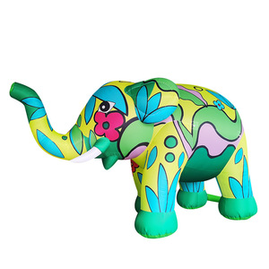 Elefante Inflable de Dibujos Animados, Material de PVC, de 8 a 13 Años, Modelo para Exhibición en Parques Temáticos de Animales - Product Image 5