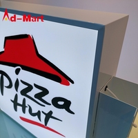 Boîte lumineuse en acrylique LED en aluminium, thermoformage sous vide