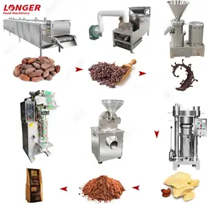 Automatico Linea di Produzione e di Trasformazione di Cacao Cacao In Polvere Attrezzature Per Fabbricare Cacao Macchine Per La Lavorazione