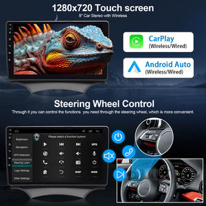 Écran 9 pouces en stock pour Ford Ka Carplay 4 + 64GB Autoradio Android <span class=keywords><strong>14</strong></span> GPS Nav Wifi BT FM Lecteur DVD AHD Caméra/Mic 2008-2014 - Product Image 4