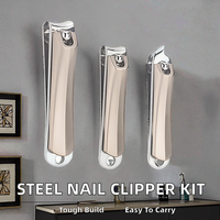 Coupe-ongles chirurgical créatif NCZ-024 en acier à haute teneur en carbone, lame incurvée, kit d'outils de manucure professionnel pour les orteils et les ongles de bébé