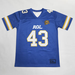 Camiseta de Fútbol Americano al por Mayor, Sublimación Personalizada, Ropa de Fútbol Americano, Camiseta de Práctica de Fútbol - Product Image 5