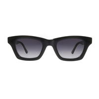Lunettes de soleil polarisées en acétate de forme carrée avec logo personnalisé U-TOP Lunettes de soleil rectangulaires pour hommes et femmes
