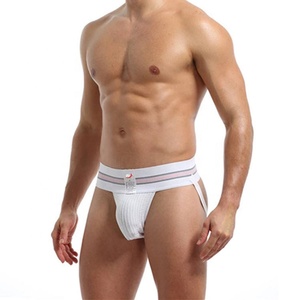 <span class=keywords><strong>Jockstrap</strong></span> da uomo dal design classico a vita alta per boxe, corsa, ciclismo, rugby, calcio, palestra e sport, con supporto per i testicoli - Product Image 2
