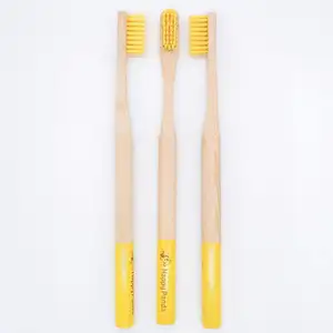 Organic Eco Friendly Bamboo Toothbrush For Adults Biodegradable Eco-friendly Bamboo Toothbrushes Bambo Adult Toothbrush