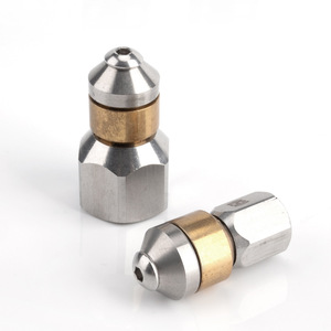 Buse rotative haute pression Mingou 6 pouces à pression réglable pour le nettoyage des tuyaux et l'évacuation des eaux usées - Product Image 2