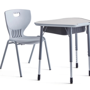 Adjustable Irregular Modern School Students <b>Study</b> <b>Desks</b> Chairs With 3-Year Warranty Aoyasi ST-0405T 540-750mm Height Adjustment - Product Image 5