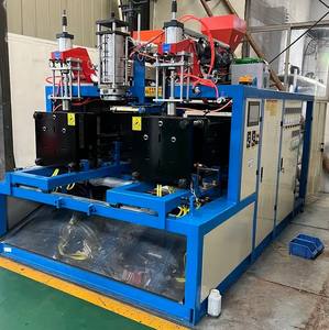 अर्ध स्वचालित प्लास्टिक बोतल उड़ाने मशीन hdpe प्लास्टिक की बोतल उड़ाने मशीन मशीन डबल स्टेशन बोतल उड़ाने मशीन 20 एल - Product Image 2