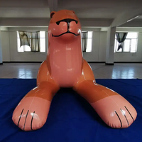 Jouet gonflable de chiot d'animal de bande dessinée de vinyle, poupée gonflable de l'animal SPH de Beile, animal gonflable de bande dessinée