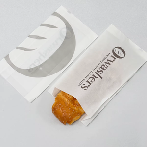 Bolsa de Papel Kraft Personalizada Enten para Comida Rápida, Bolsa de Papel para Hamburguesas y Papas Fritas, Impresa, Resistente a la Grasa - Product Image 2