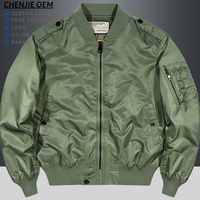 Blouson Bomber Personnalisé avec Logo, Blouson de Pilote, Vêtement de Travail Décontracté, Blouson de Baseball, Fabricant OEM