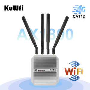 Routeur CPE industriel KuWFi 4G LTE Cat 12 avec port Gigabit et Wi-Fi 5, téléchargement 600 Mbps pour un haut débit mobile stable - Product Image 1