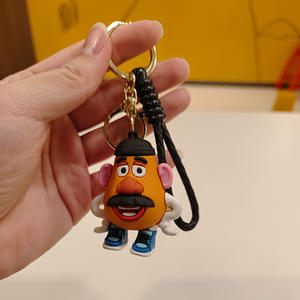 Llavero de PVC 3D de dibujos animados y anime, colgante de plástico para llaves de coche, colgante para bolso y colgante de muñeca, venta al por mayor - Product Image 6